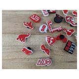 22 Brand New Sorority Character Croc Charms