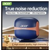 Acer Pro Wireless Headset with Active Noise Reduction, Blue - Brand New