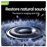 Acer Pro Wireless Headset with Active Noise Reduction, Blue - Brand New