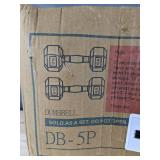 DB-5P Dumbbell 5 lb Set of 2 - Brand New *T