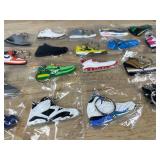20 Brand New Nike, Air Jordan, Air Max, Kobe Sneaker Shoe Keychains