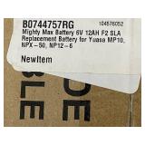 box - Mighty Max ML13-12 6V 12Ah SLA Replacement Battery F2 for Yuasa MP10/NPX-50/NP12-6