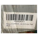 Queen Bed Frame, Metal, Black