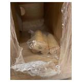 Wood Cabinet with Glass Display Area - Glass Missing