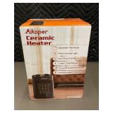 Mpls - Aikoper NT15-20A Ceramic Heater - 3 Heat & 1 Fan, Adjustable Thermostat, Portable