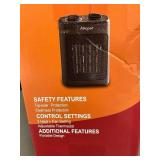 Mpls - Aikoper NT15-20A Ceramic Heater - 3 Heat & 1 Fan, Adjustable Thermostat, Portable