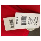 Racing Red Strapless Bra Size 30FF