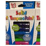NV 3 - Kwik Stix Solid Tempera Paint 12 Classic Colors - 3 Boxes