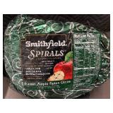 H - Smithfield Spirals Sweet Apple Spice Glaze Spiral-Sliced Applewood Smoked Ham 10 lb