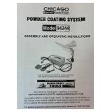 Chicago Powder Coating System Model 94244 with Containers of Paint