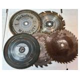Milwaukee Tilt-Lok 7 1/4" Heavy Duty Circular Saw 13 Amp Corded Model 6365 with Additional Blades and Metal Carrying Case