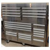 Steel Glide Tool Chest with 23 Drawers and Top Chest Model CPTC5623K0M0S-5