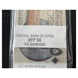 100 Syria Banknotes Uncirculated