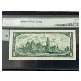 1967 Canada $1 Dollar Centennial Issue PMG EPQ58 Choice AU