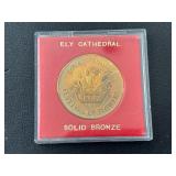 Ely Cathedral Bronze Medallion