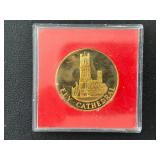 Ely Cathedral Bronze Medallion