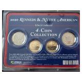2020 Kennedy and Native American Dollars
