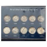 Silver Shilling Set