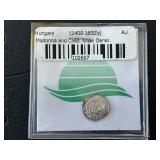 Hungary Silver Denar AU