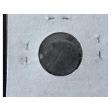 1943-G Third Reich 1 Reichspfennig