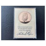 1972 Bronze RNC Richard Nixon Presidential Campaign Medal