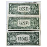 Blue Seal $1 Dollar Silver Certificates