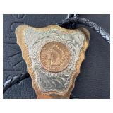 Bolo Tie with Indian Head Cent