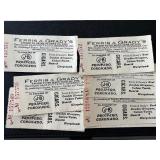 Vintage Cigar Company Raffle Tickets