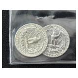 Washington Silver Quarters Uncirculated