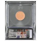2009 South Korea 10 Won ICG Genuine