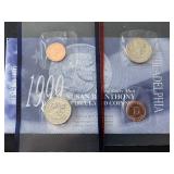 1999 P & D Susan B. Anthony Dollars