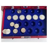 Quarter Display Case with Quarters