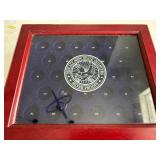 Quarter Display Case with Quarters