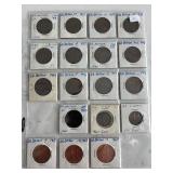 Great Britain Pennies and Half Pennies