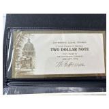 2003 A Green Seal $2 Dollar Note North Dakota