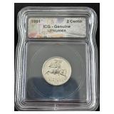 1991 Lithuania ECG Genuine