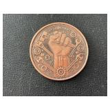 1 Ounce .999 Fine Copper Round