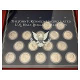 Kennedy Half Dollar Collection in Case 116 Coins