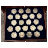 Kennedy Half Dollar Collection in Case 116 Coins