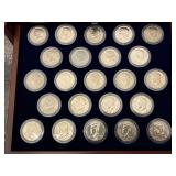 Kennedy Half Dollar Collection in Case 116 Coins