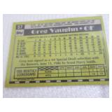 1990 #57 Greg Vaughn Card...