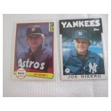 2 Joe Niekro Cards...