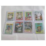 8 Assorted Baseball Cards...