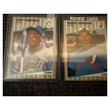 Gary Sheffield And Randy Johnson Rookie Cards