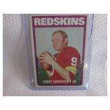 Sonny Jurgensen Card...