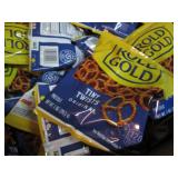 88 1 oz bags of Rold Gold pretzels...