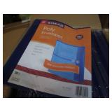 24 5 Packs of poly envelopes...