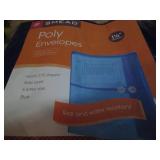 24 5 Packs of poly envelopes...
