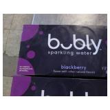 4 8 Packs of blackberry bubbler can...