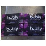 4 8 Packs of blackberry bubbler can...